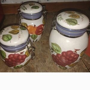 Oneida Vintage Fruit Hand Painted Ceramic Piece